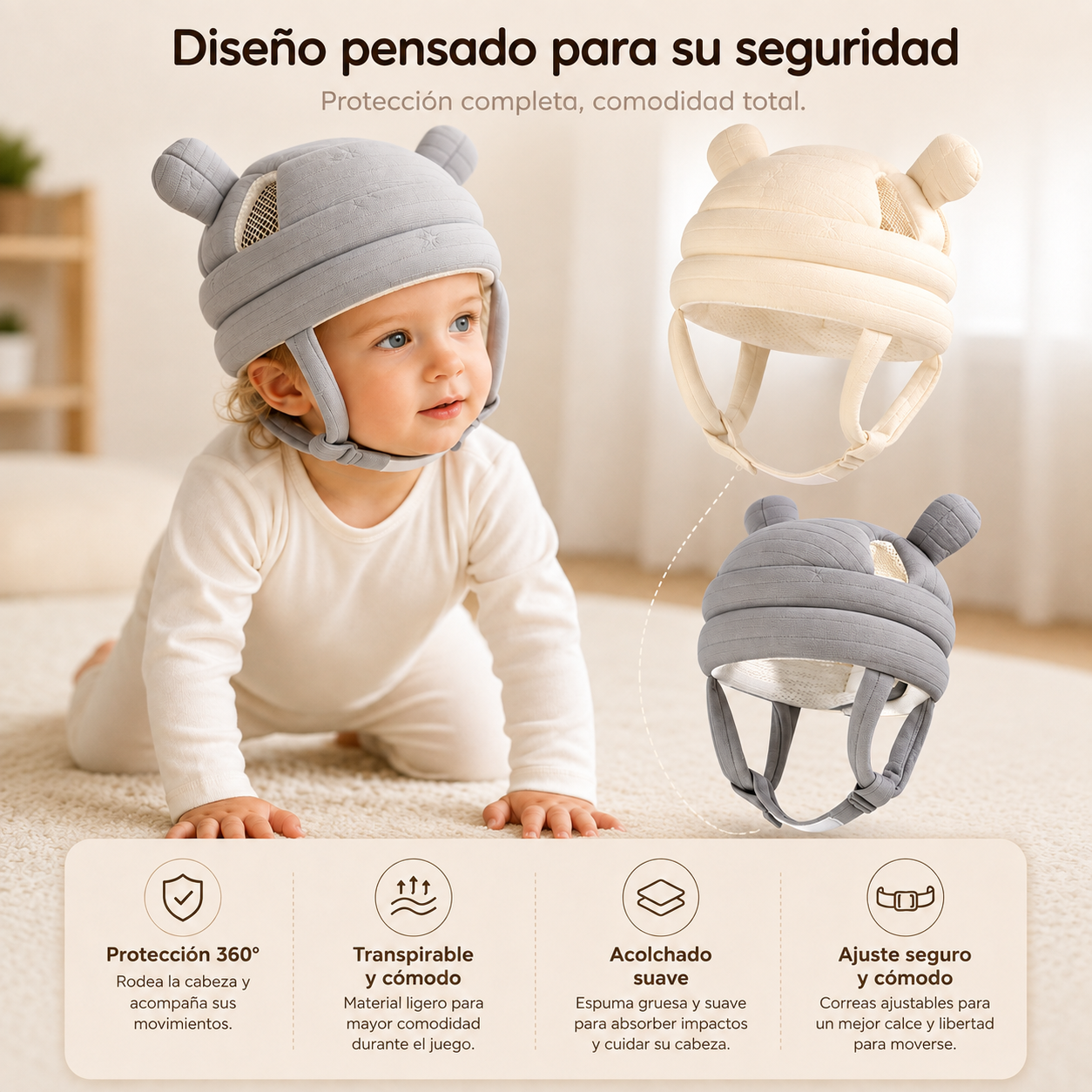 Protector Acolchado para Bebé
